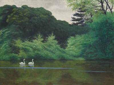 "Ile du Lac Saint-James, 1922 de Felix Edouard Vallotton