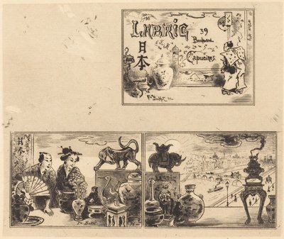Endereço Labric de Felix Hilaire Buhot