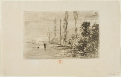 Manhã de outono de Felix Hilaire Buhot
