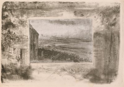 Casa dos Pescadores, 1892. de Felix Hilaire Buhot