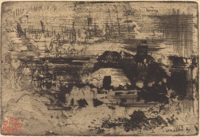 Casas de campo inglesas, c. 1879. de Felix Hilaire Buhot