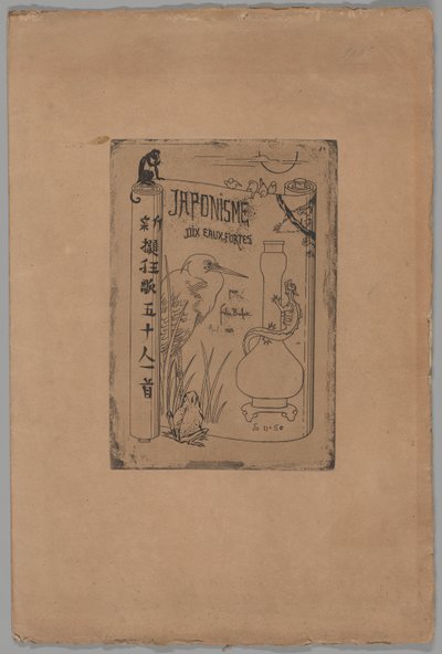 Capa para o Japonismo de Felix Hilaire Buhot