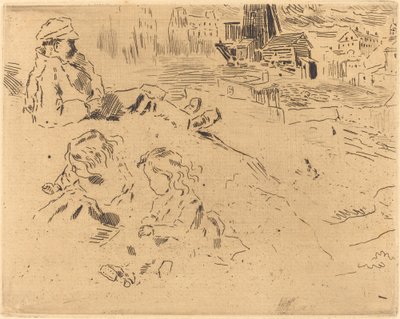 Esboços de crianças de Felix Hilaire Buhot