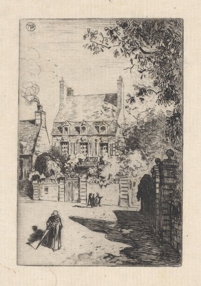 Nas Províncias - A Casa de Orléans Valognes, 1860-98. de Felix Hilaire Buhot