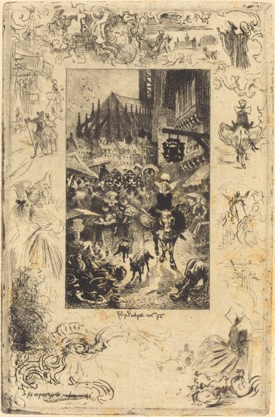 Fiz o que eu chamaria de um bom negócio, 1878. de Felix Hilaire Buhot