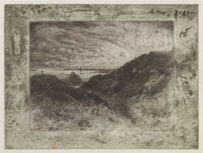 The Cliff: Saint-Malo Bay The Cliff: Saint-Malo Bay, 18861890. de Felix Hilaire Buhot