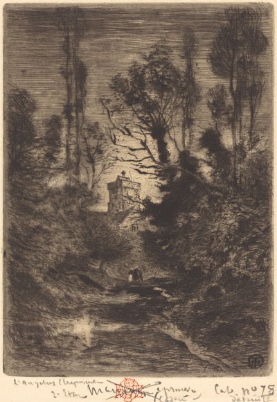 A Ronda Noturna da Patrulha Noturna, 1878. de Felix Hilaire Buhot