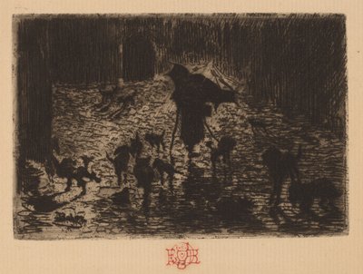 Les Noctambules The Night Prowlers, 18761877. de Felix Hilaire Buhot