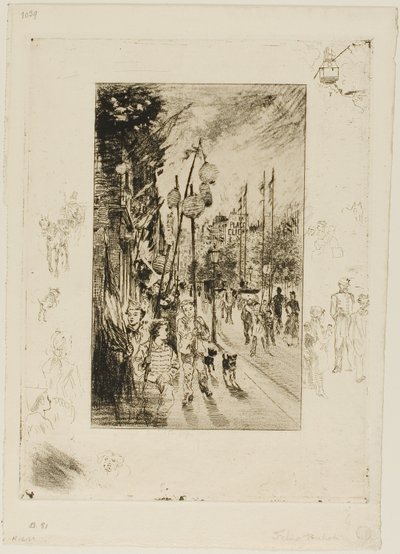 Feriado nacional de Felix Hilaire Buhot