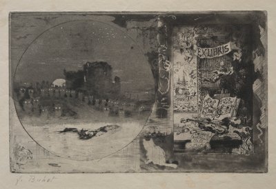 O Castelo das Corujas de Felix Hilaire Buhot