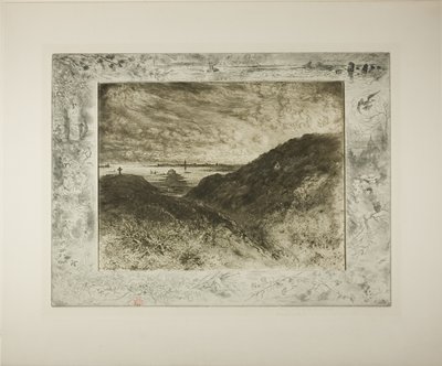 The Cliff, Baía de St. Malo de Felix Hilaire Buhot