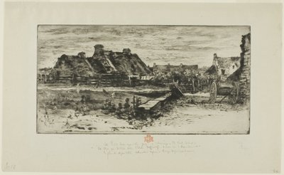 As grandes casas de palha de Felix Hilaire Buhot