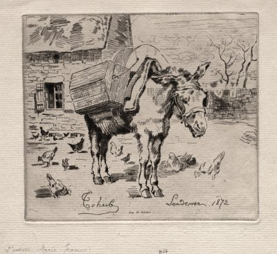 A Mula, Marie-Jeanne, 1872. de Felix Hilaire Buhot