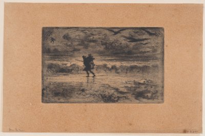 O Pintor Seascape O Pintor Seascape, 1860-98. de Felix Hilaire Buhot