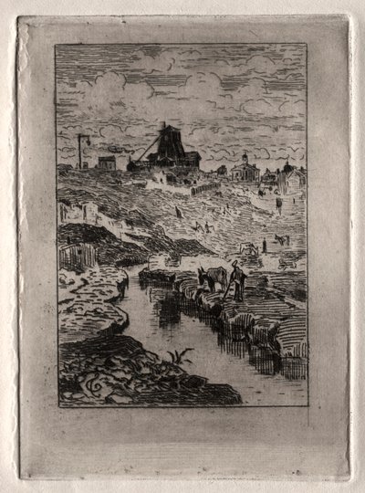 O poço da colina de Cailles de Felix Hilaire Buhot