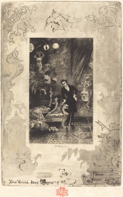 Uma Variedade no Amor Uma Mudança no Coração, 18791880. de Felix Hilaire Buhot