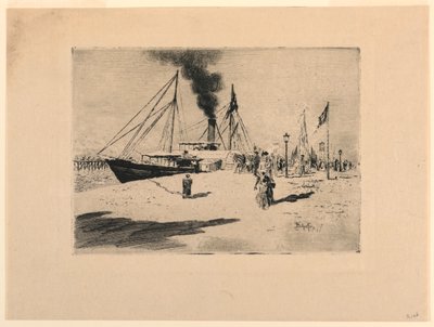 Atirou em Trouville de Felix Hilaire Buhot