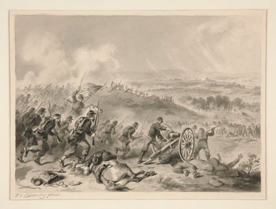 Batalha de Gettysburgh de Felix O. C. Darley
