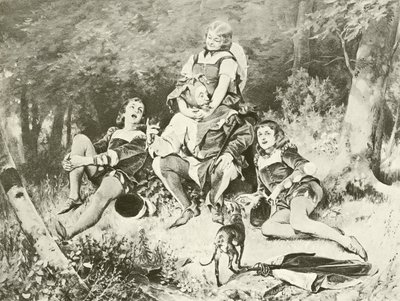 Como você gosta. Ato V, Cena III (gravura) de Felix Octavius Carr Darley