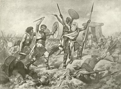 Cymbeline. Ato V, Cena II (gravura) de Felix Octavius Carr Darley
