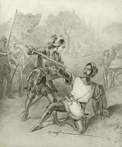 Primeira parte do rei Henrique VI. Ato I, Cena II (gravura) de Felix Octavius Carr Darley