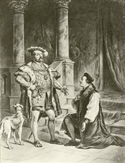 Rei Henrique VIII. Ato V-Cena I (gravura) de Felix Octavius Carr Darley