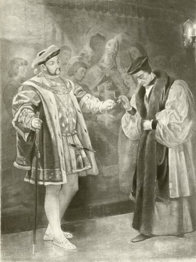 Rei Henrique VIII. Ato V, Cena I (gravura) de Felix Octavius Carr Darley