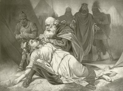 Rei Lear Ato V, Cena III (gravura) de Felix Octavius Carr Darley