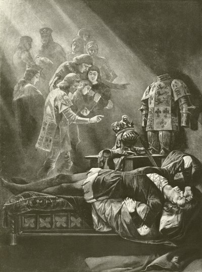 Rei Ricardo III Ato V, Cena III (gravura) de Felix Octavius Carr Darley