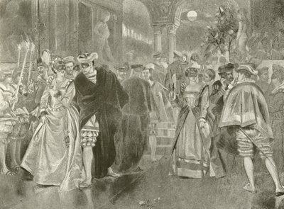 Muito barulho por nada. Ato II, Cena I (gravura) de Felix Octavius Carr Darley