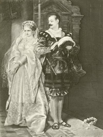 Muito barulho por nada. Ato IV - Cena I (gravura) de Felix Octavius Carr Darley