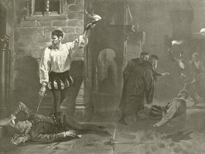 Otelo Ato V, Cena I (gravura) de Felix Octavius Carr Darley