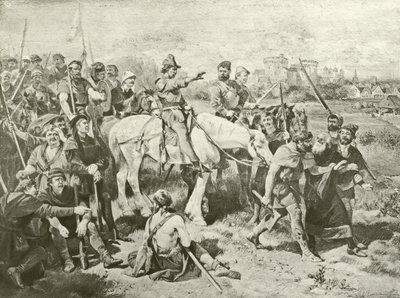 Segunda parte Henry VI. Ato IV, Cena VII (gravura) de Felix Octavius Carr Darley