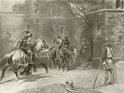 Segunda parte, rei Henrique IV. Ato I, Cena I (gravura) de Felix Octavius Carr Darley