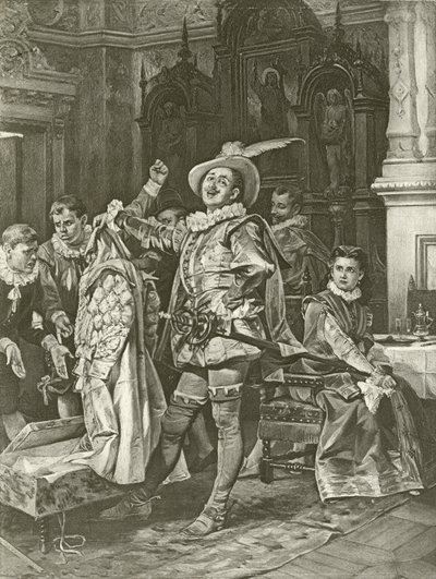 Domesticação da megera. Ato IV, Cena III (gravura) de Felix Octavius Carr Darley