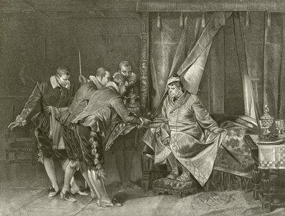 Domesticação da megera. Indução, Cena II (gravura) de Felix Octavius Carr Darley