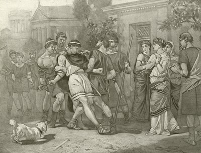 A Comédia dos Erros. Ato IV, Cena IV (gravura) de Felix Octavius Carr Darley