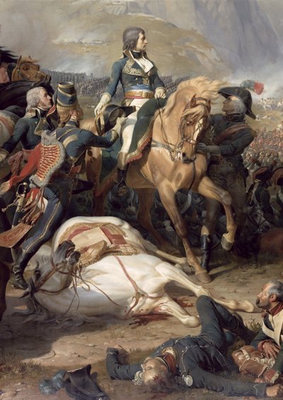 A Batalha de Rivoli, 1844 (detalhe de 28341) de Felix Philippoteaux