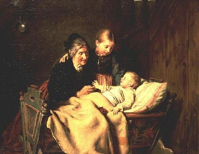 O Centro de Atenção (óleo sobre tela) de Felix Schlesinger