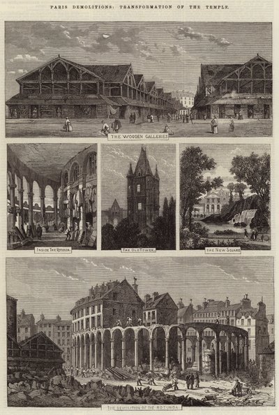 Demolições de Paris, Transformação do Templo de Felix Thorigny