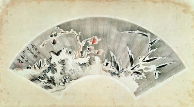 Adicione 265 OA Rocks e bambu na neve, Jiao Xian, província de Shandong (tinta no papel) de Fenghan Gao