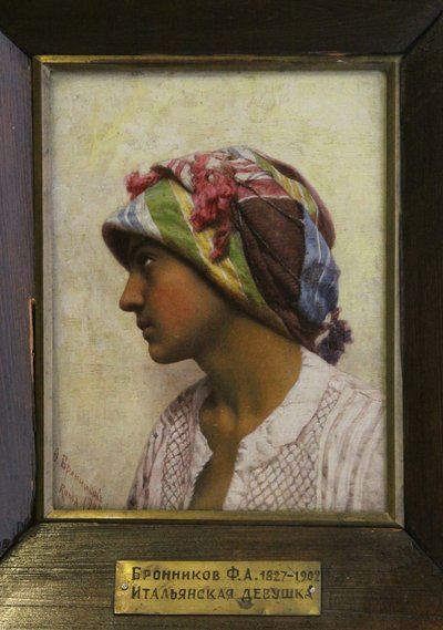 A Garota Italiana, 1880 de Feodor Andreyevich Bronnikov