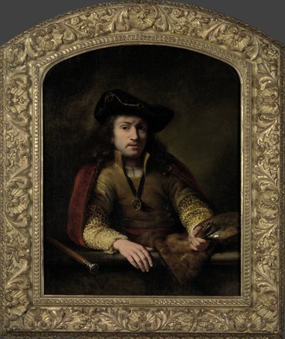 Auto-retrato de Ferdinand Bol (signed by artist)