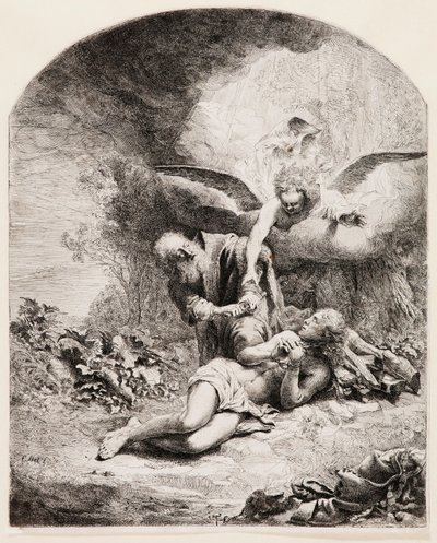 O sacrifício de Abraão de Ferdinand Bol