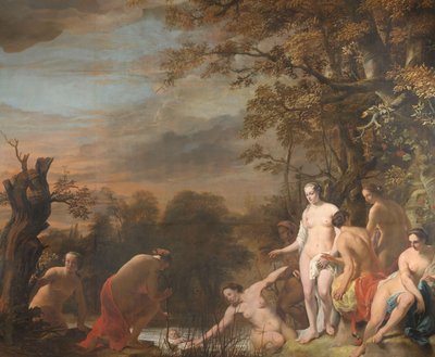 A filha do faraó descobre Moisés no cesto das compras de Ferdinand Bol