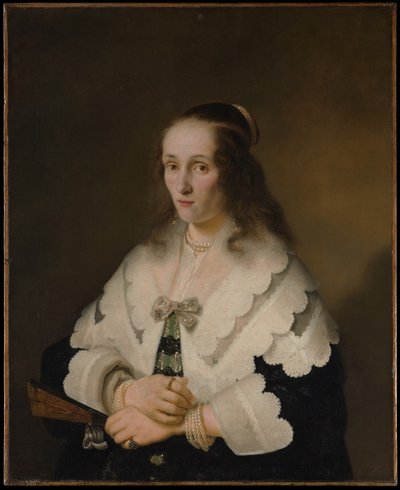 Retrato de uma mulher de Ferdinand Bol
