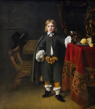 Retrato de um rapaz de 8 anos de Ferdinand Bol