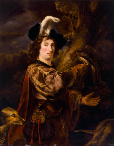 O Falconer de Ferdinand Bol