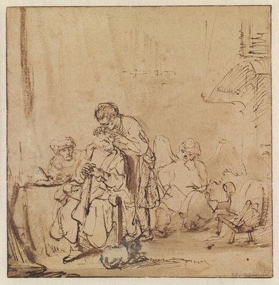 A cura de Tobit de Ferdinand Bol