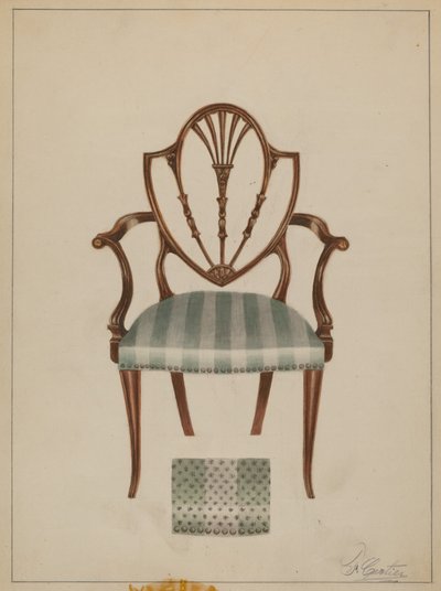 Cadeirão de Ferdinand Cartier